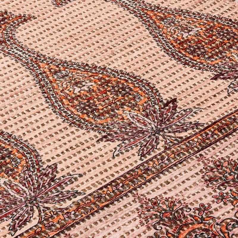 Monte Peach Paisley Indoor Mat 