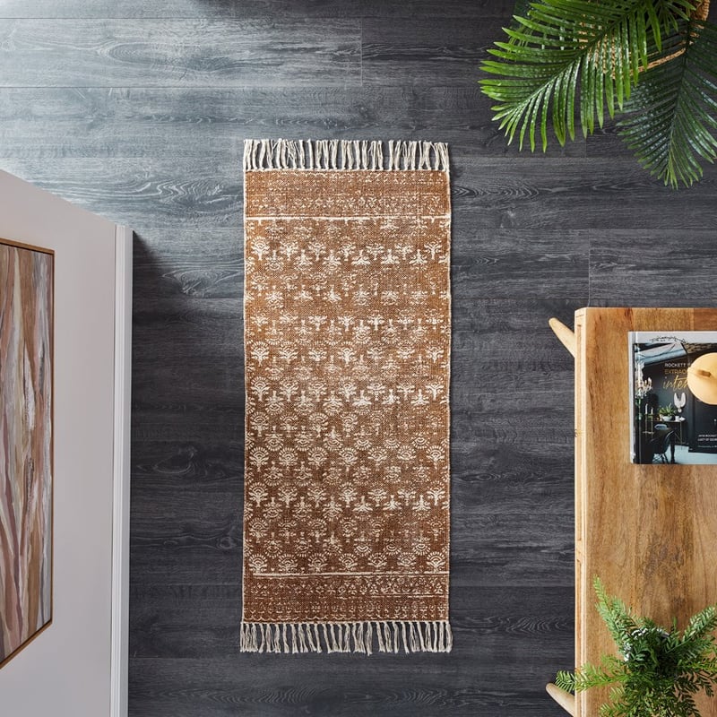 Calais Spice Block Print Rug