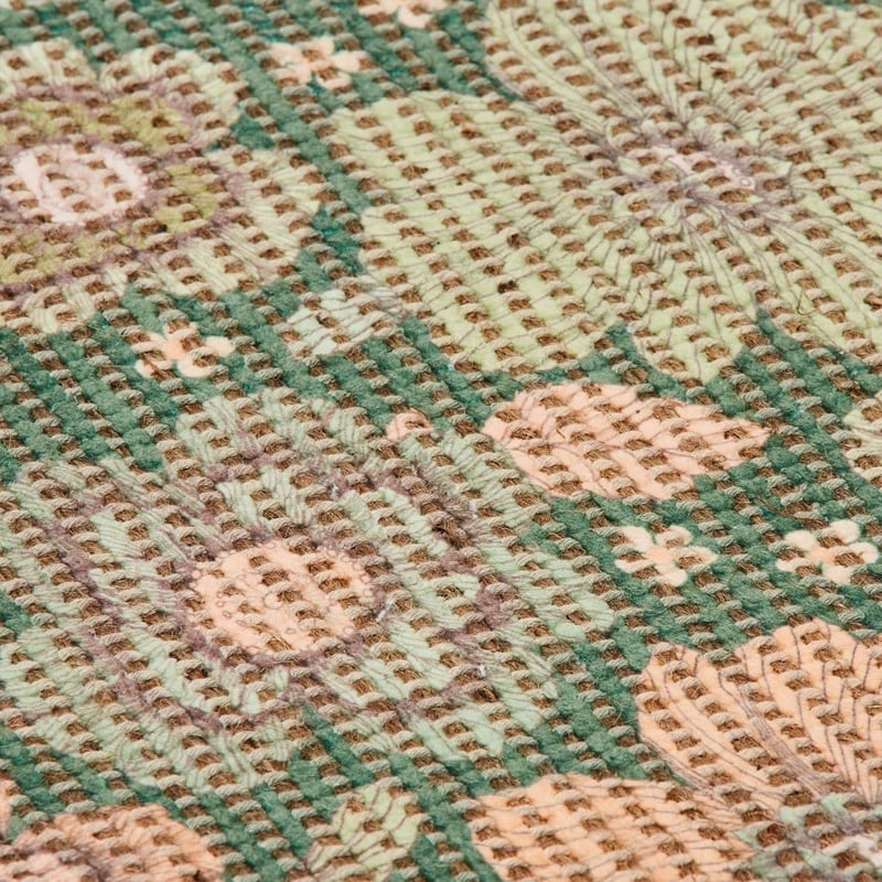 Wandering Folk Emerald Floral Rug Runner