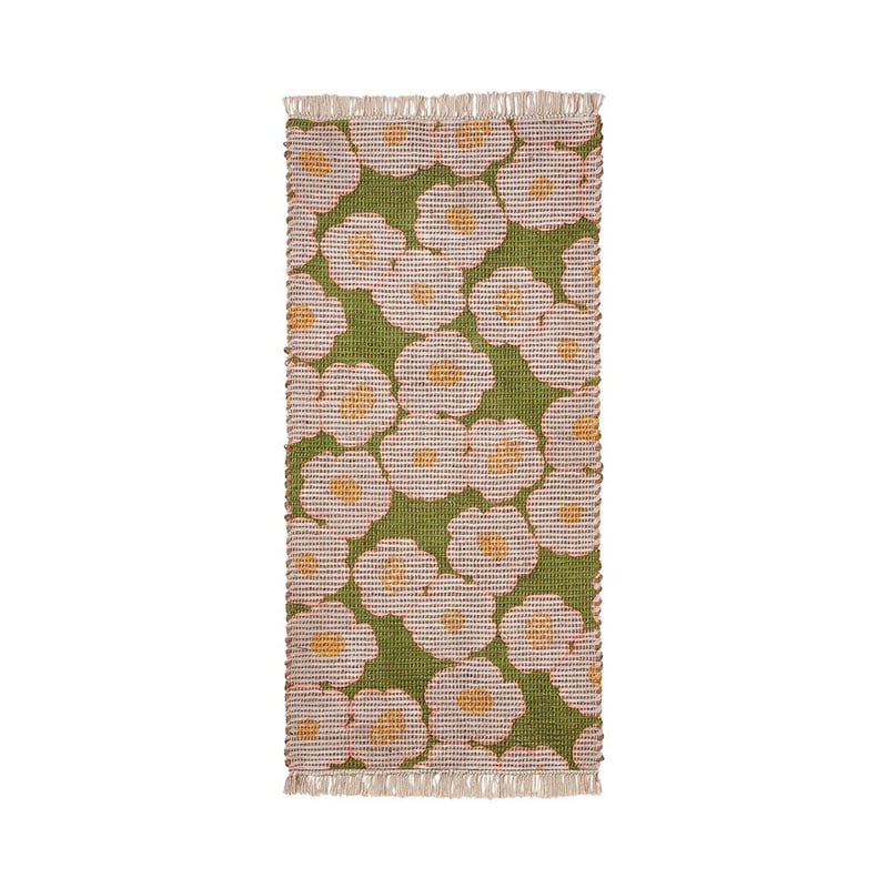 Togetherness Green Grey Rug Runner 