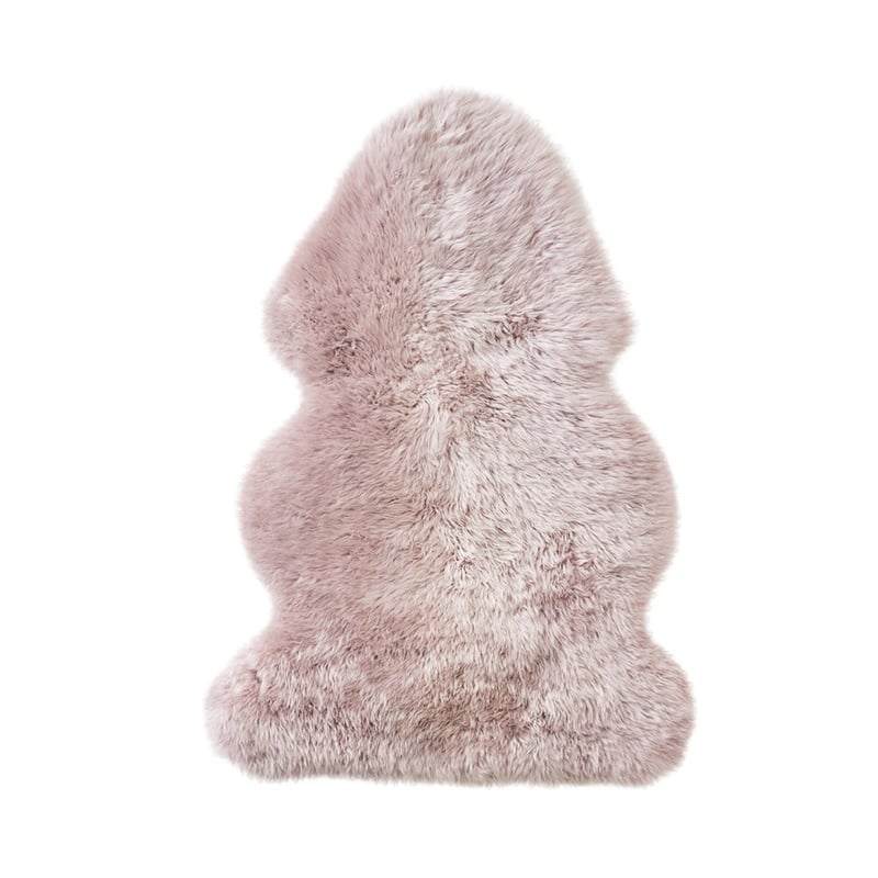 Dusty Mauve Single Sheepskin 