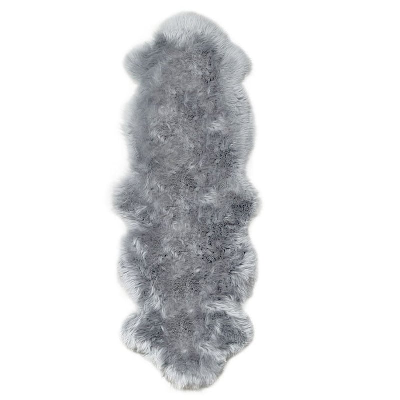 Grey Sheepskin Double