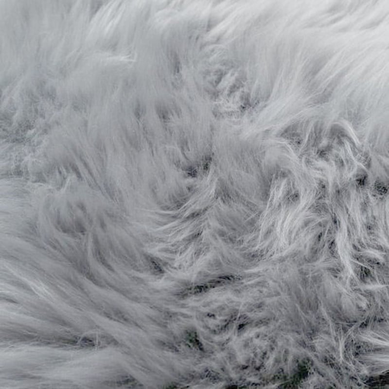 Grey Single Sheepskin