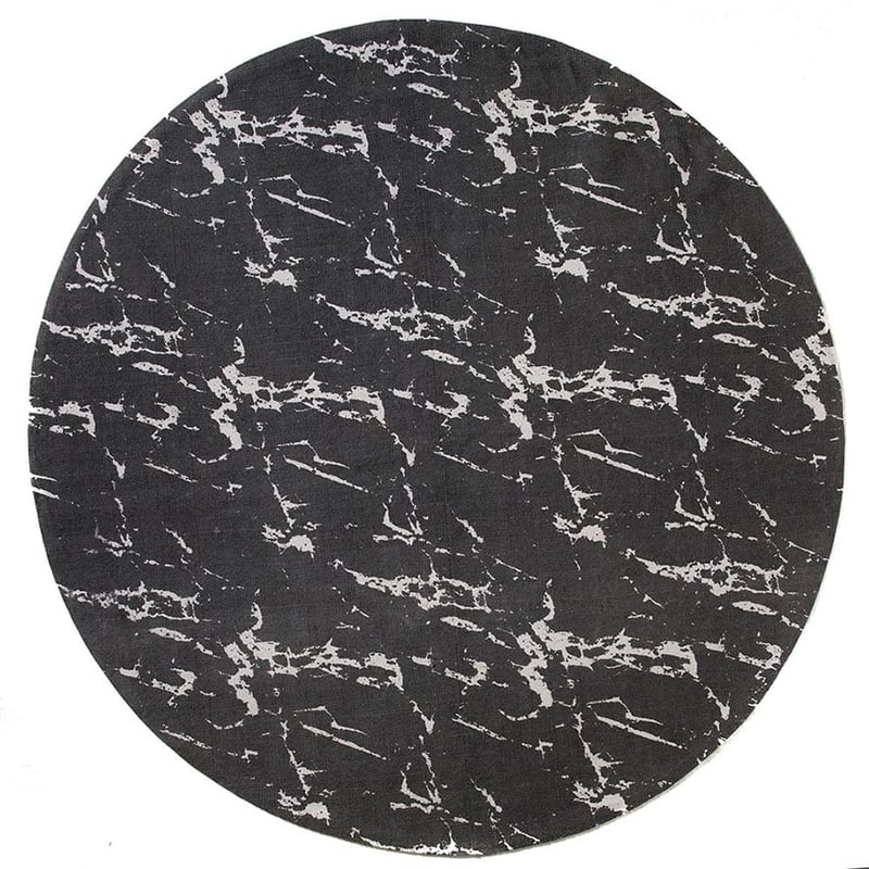 Round Rug 180x180cm Marble 
