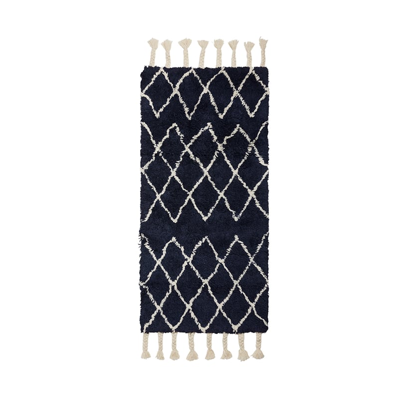 Nordic Rug Indigo & Natural Small