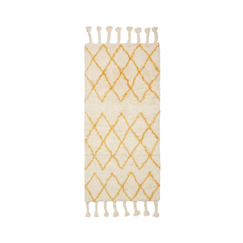 Nordic Rug Natural & Mustard Small