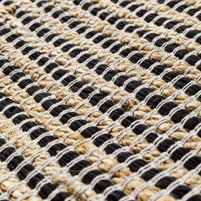 Hampton Occasional Mat 50x80cm Black 