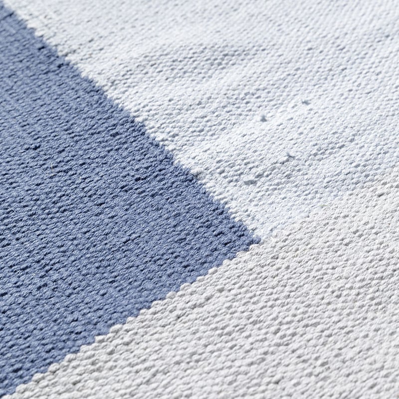 Colour Blocking Rug 160x230cm Blue 