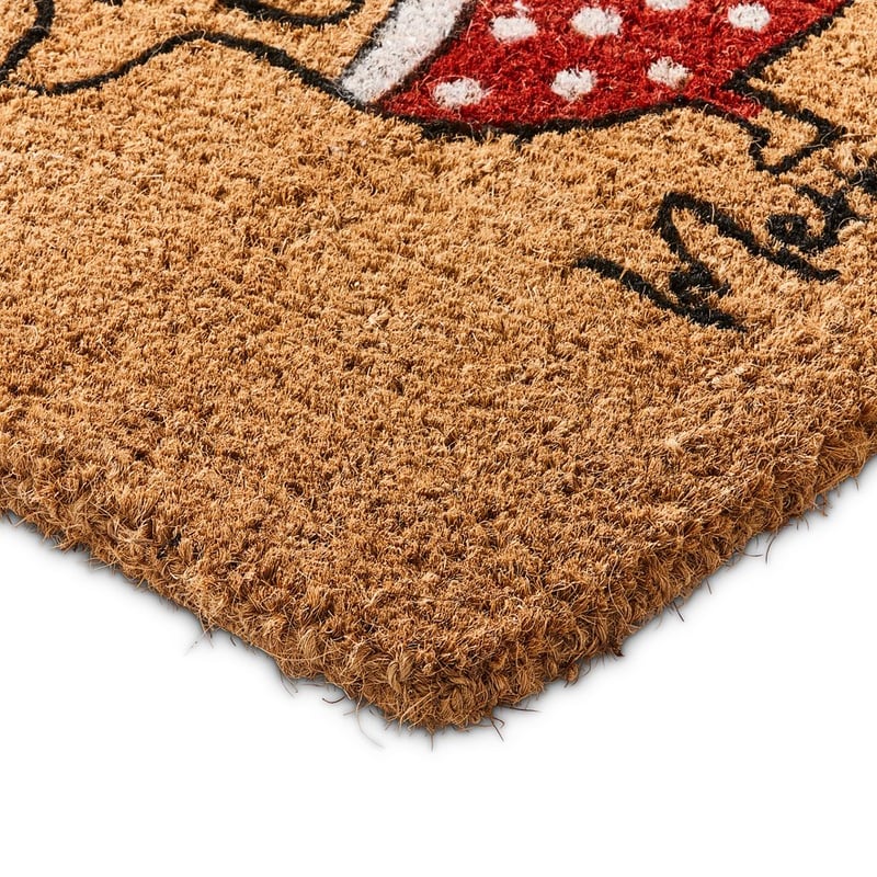 Dachshund Merry Christmas Coir Doormat