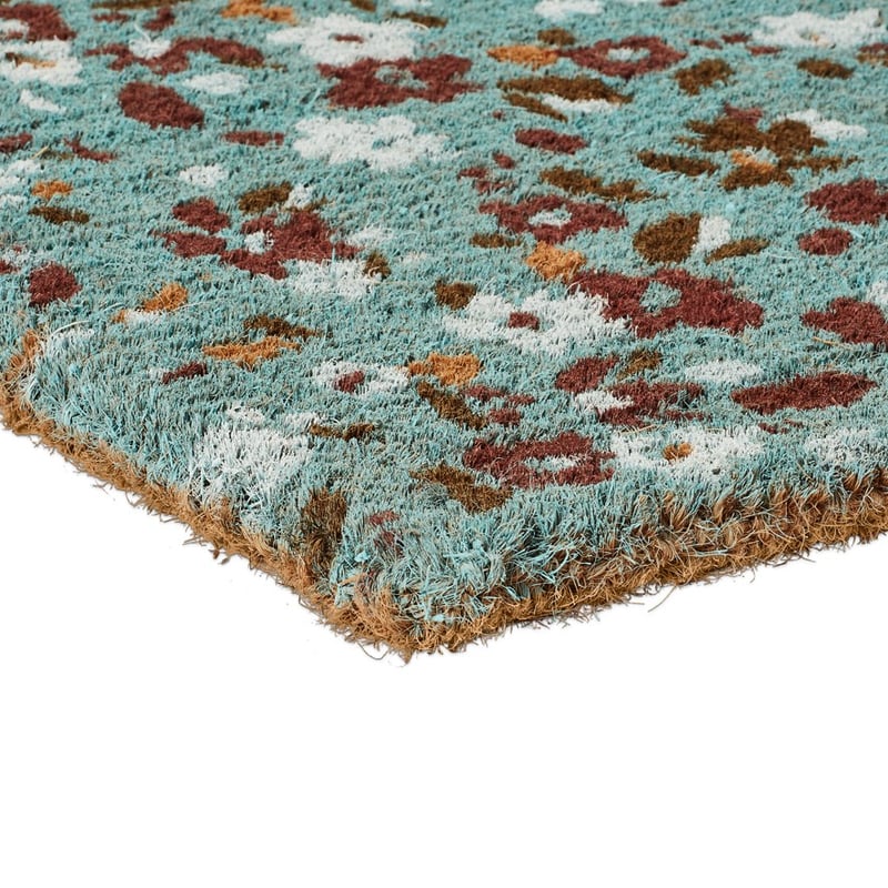 Coir Hello There Floral Regular Doormat