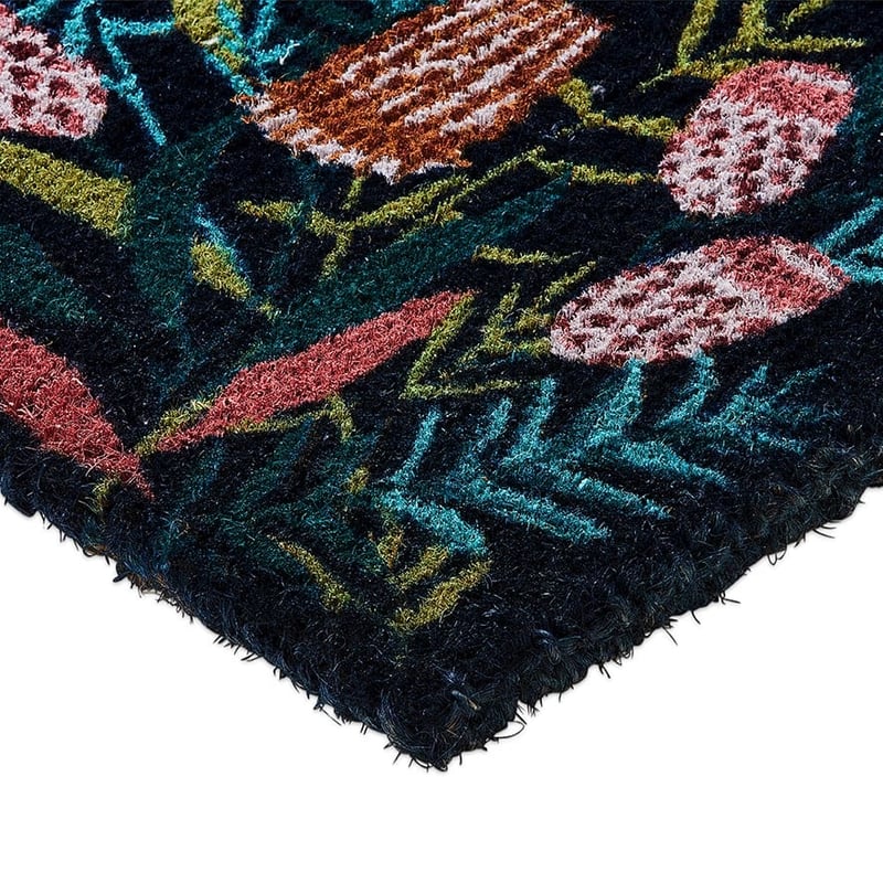 Coir Native Floral Regular Doormat