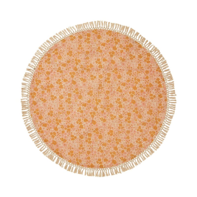 Tivoli Round Blush & Mustard Sunset Bloom Rug 