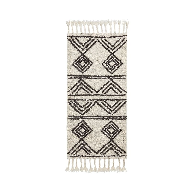 Cardrona Natural & Charcoal Small Aztec Rug Collection 