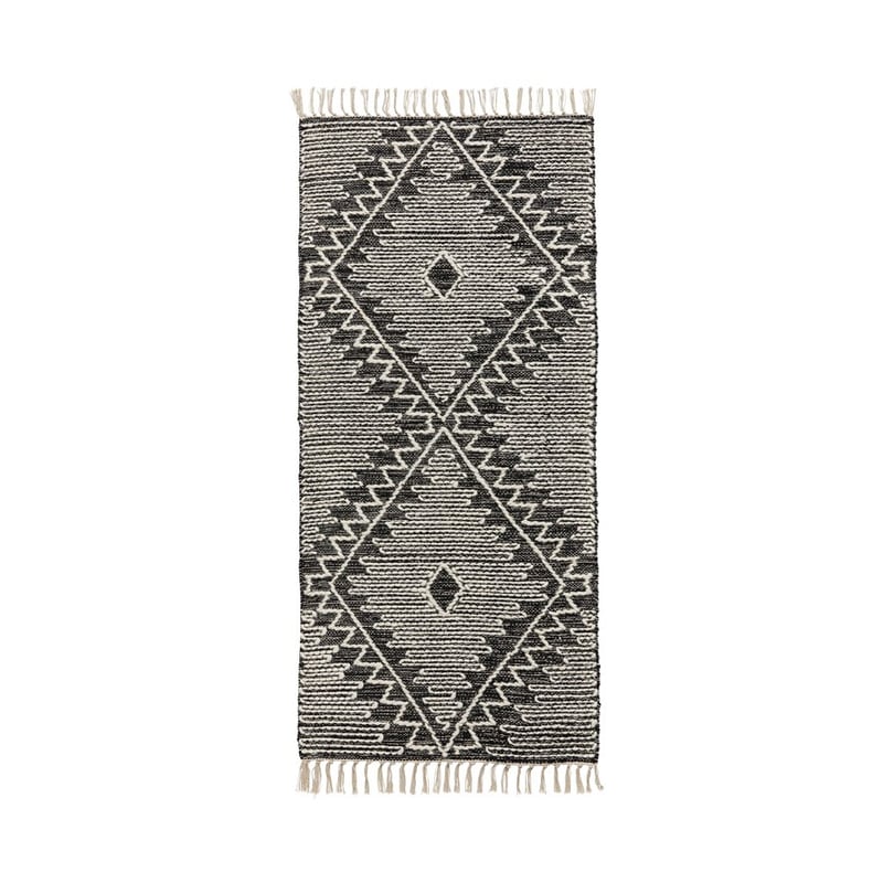 Tierra Black Small Rug 