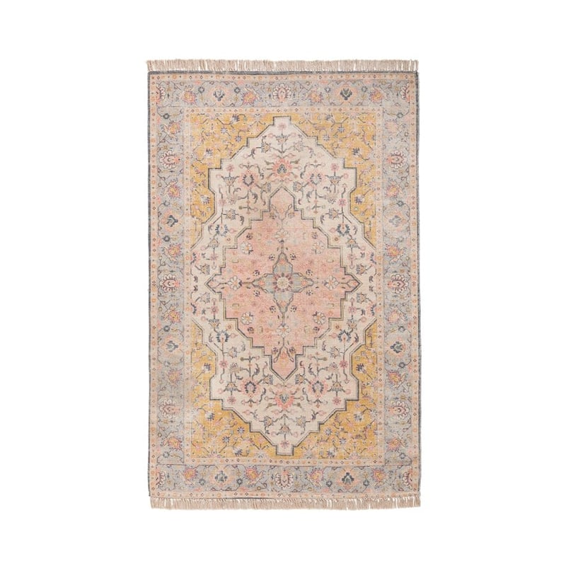 Mercado Aura Blush Mustard Rug