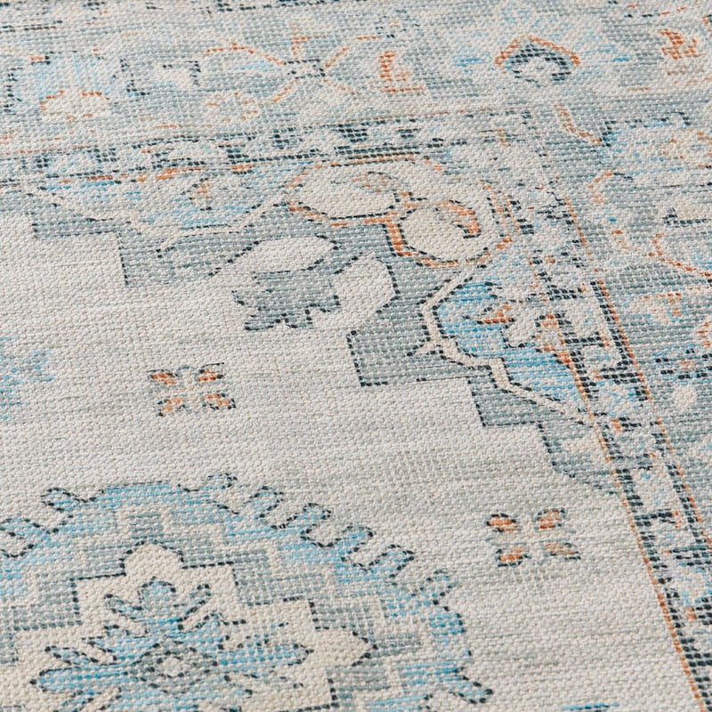 Mercado Fes Smoke Blue Rug 