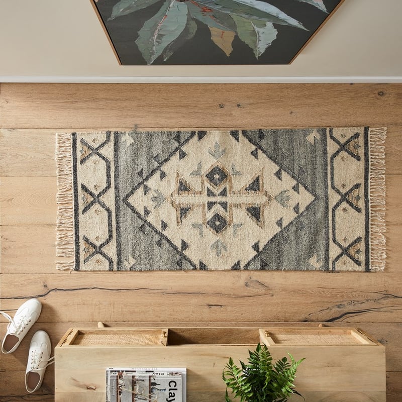 Emerson Aztec Natural & Grey Rug