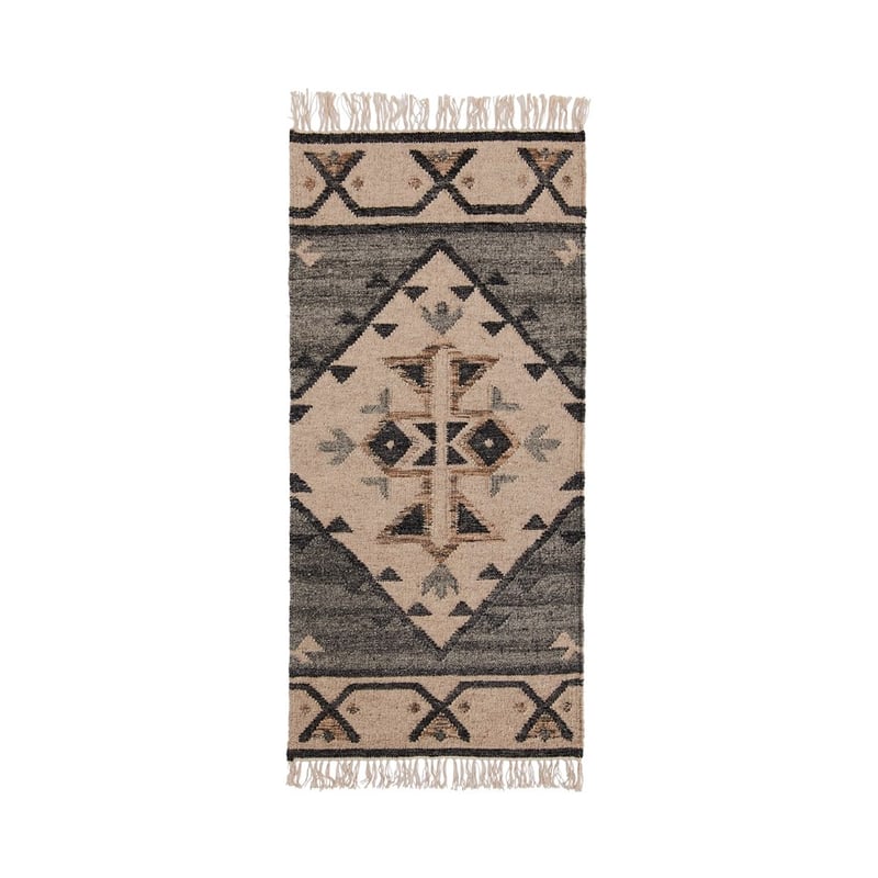 Emerson Aztec Natural & Grey Rug