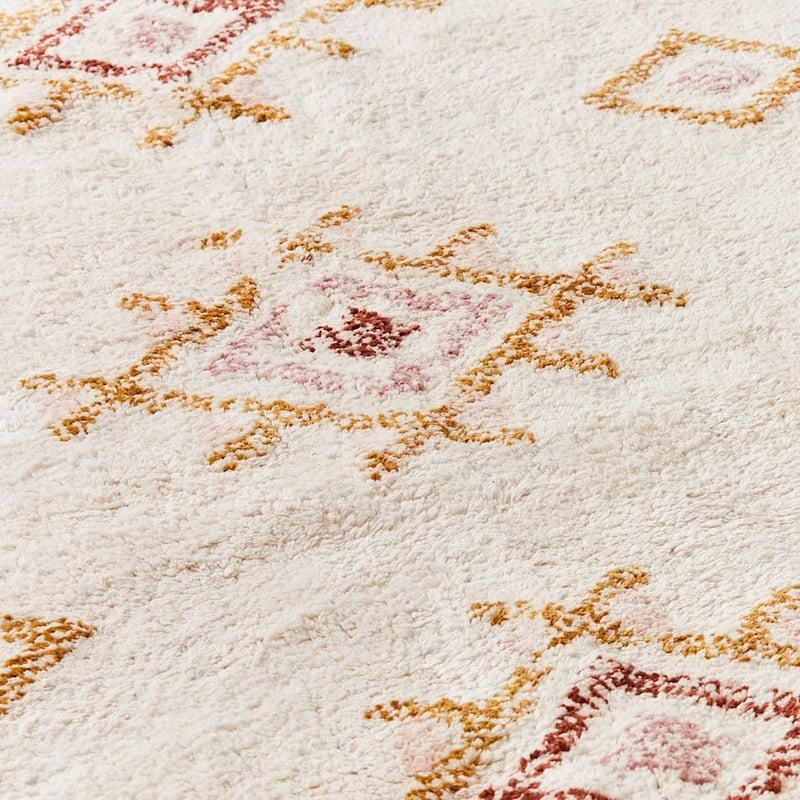 Gibson Natural Rust and Blush Rug Collection