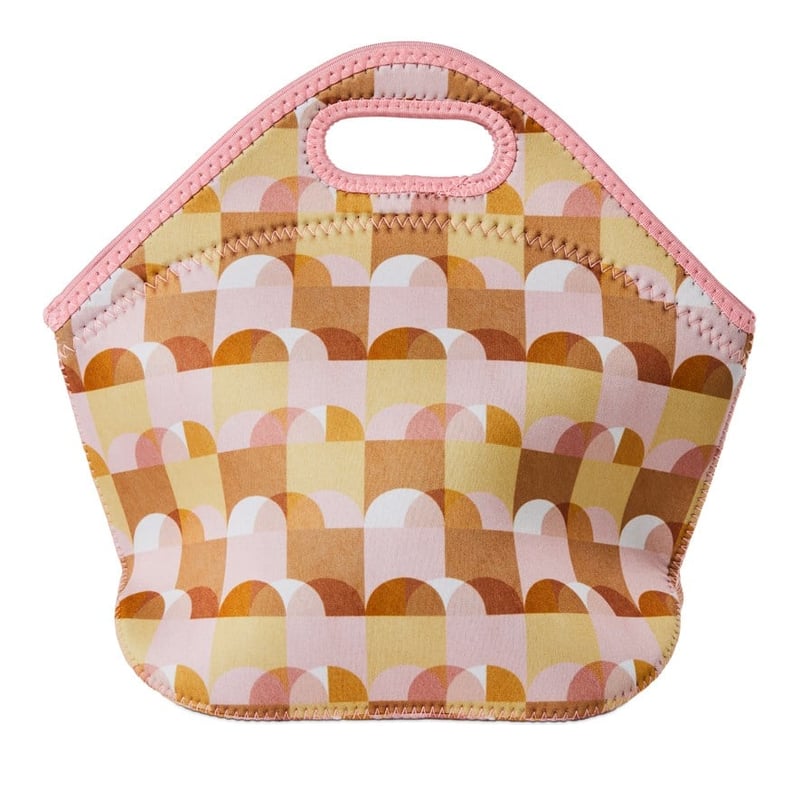 Geo Check Saffron Lunch Bag