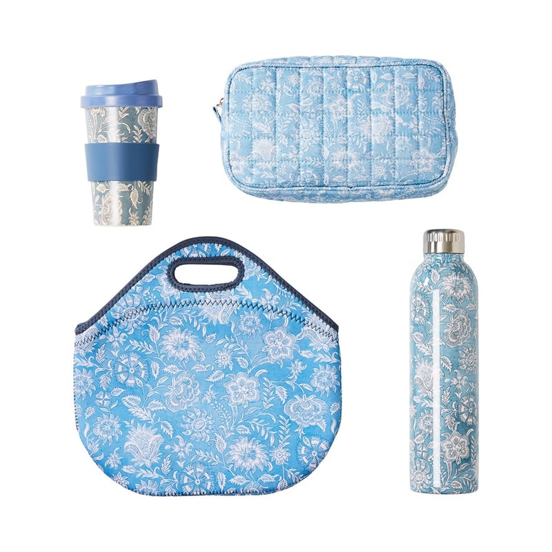Isha Cornflower Blue Cosmetic Bag