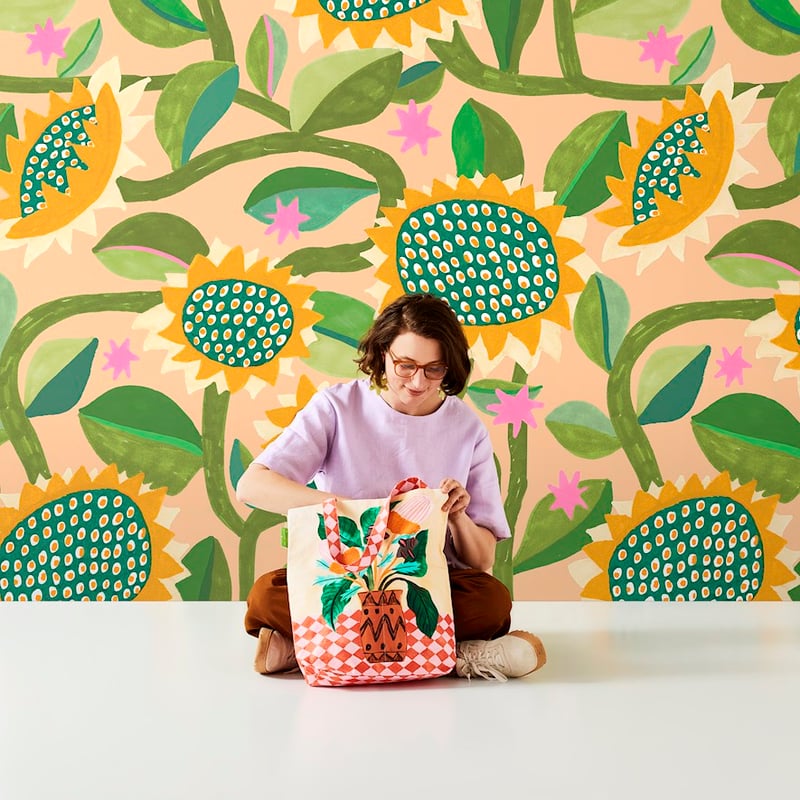 Togetherness Banksia Bouquet Tote Bag