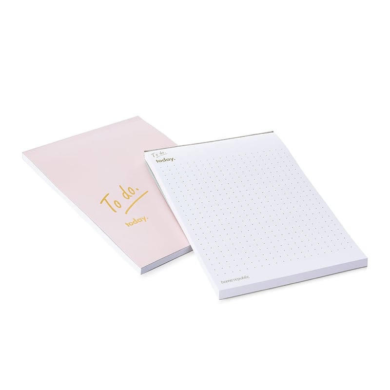 To Do Daily List Blush & Gold