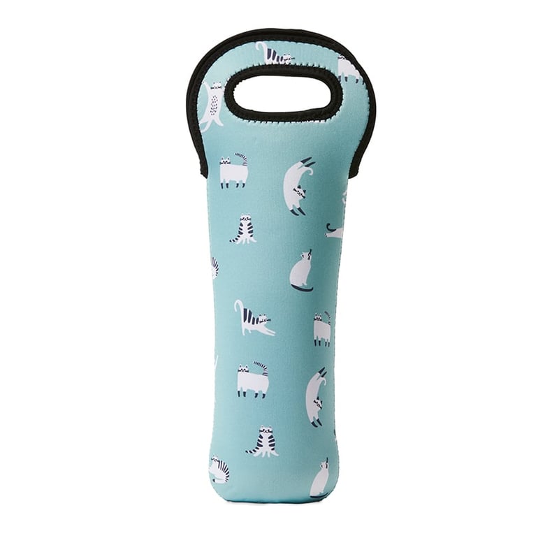 Krazy Kat Lady Mint Bottle Bag