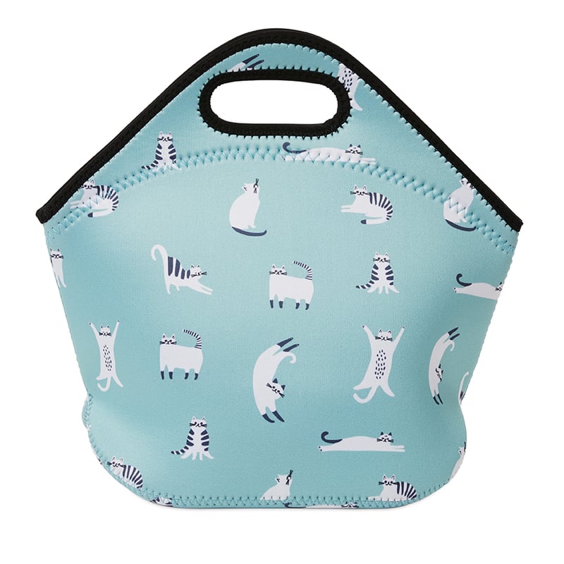 Krazy Kat Lady Mint Lunch Bag