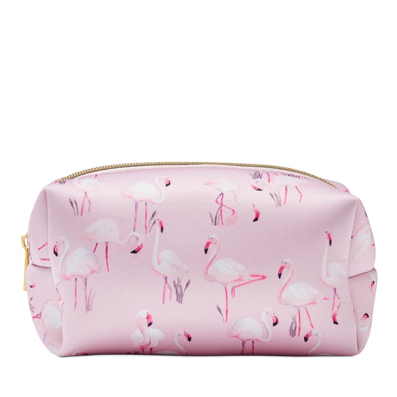 Flamingo a-gogo Blush Large Cosmetic Bag