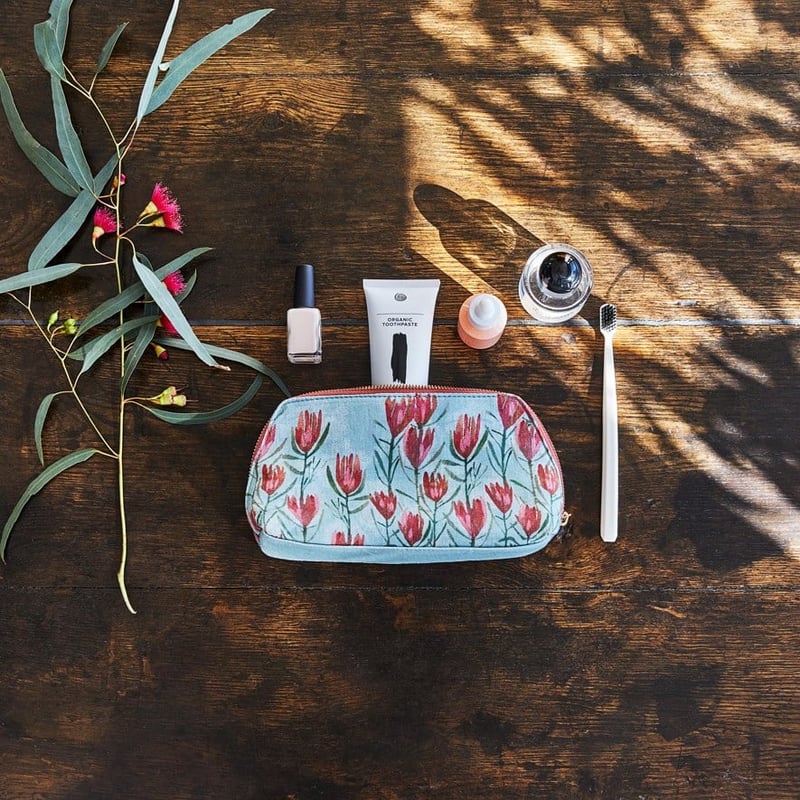 Dana Kinter Collection Protea Large Cosmetic Bag