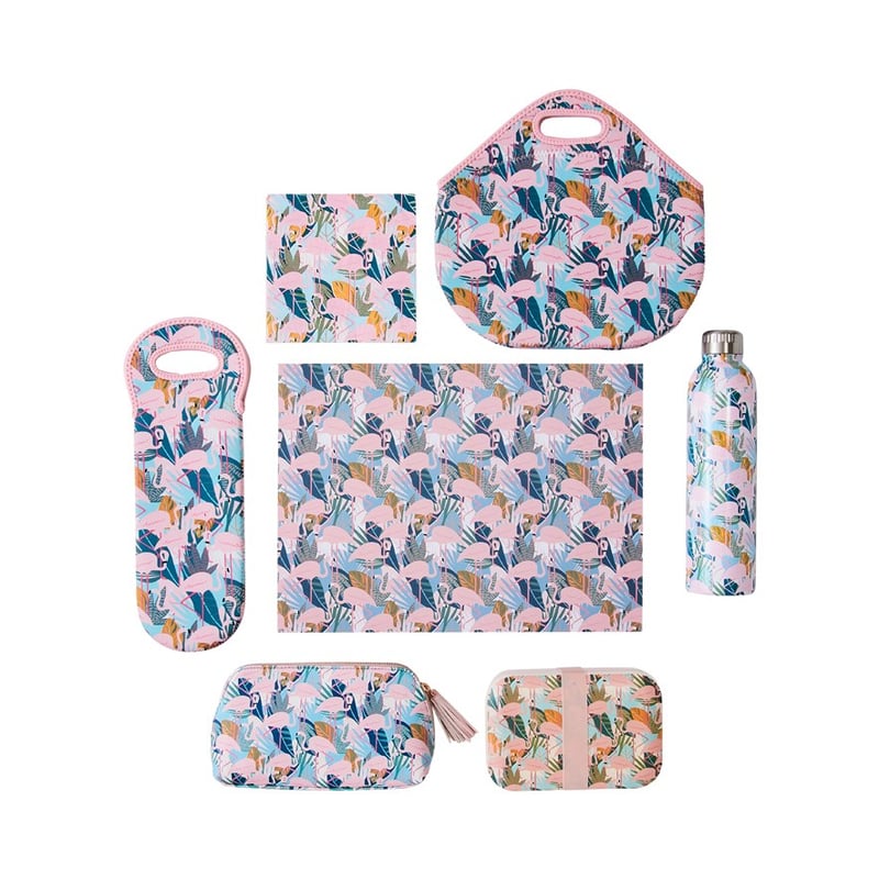 Flamingo Dream Collection Pink Paper Placemats Pack of 50