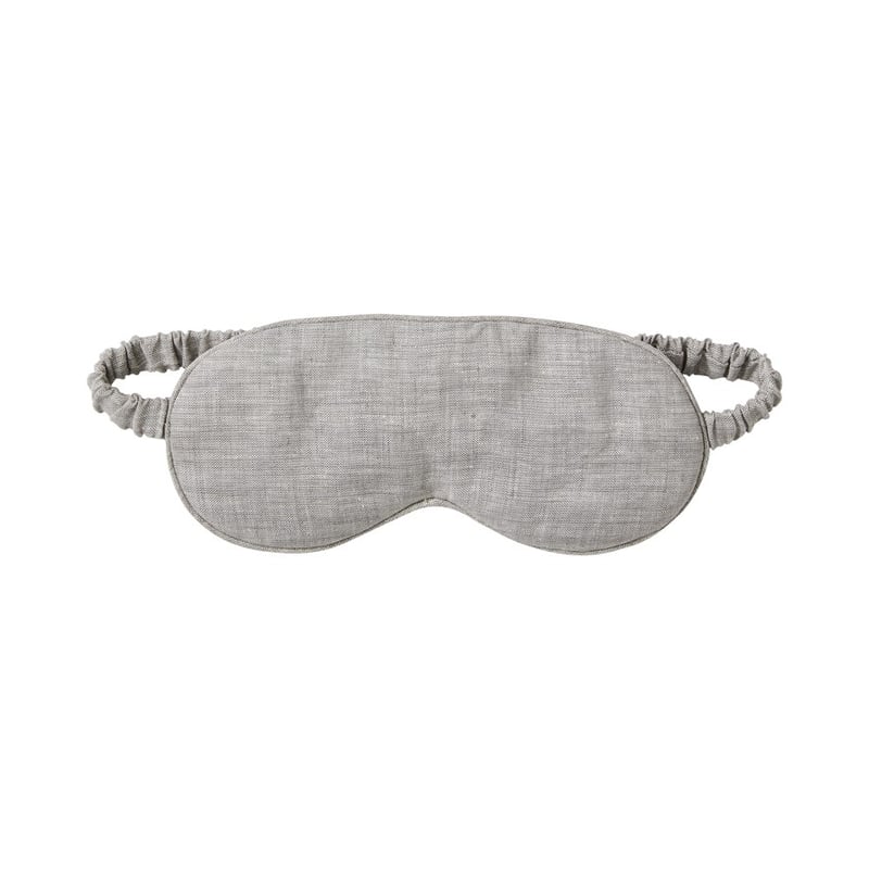 Vintage Washed Linen Grey Marle Eye Mask