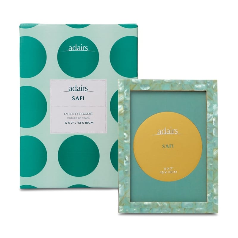 Safi 5x7" Green Photo Frame