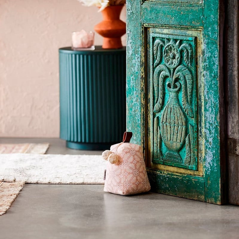 Indian Summer Woodblock Door Stop 