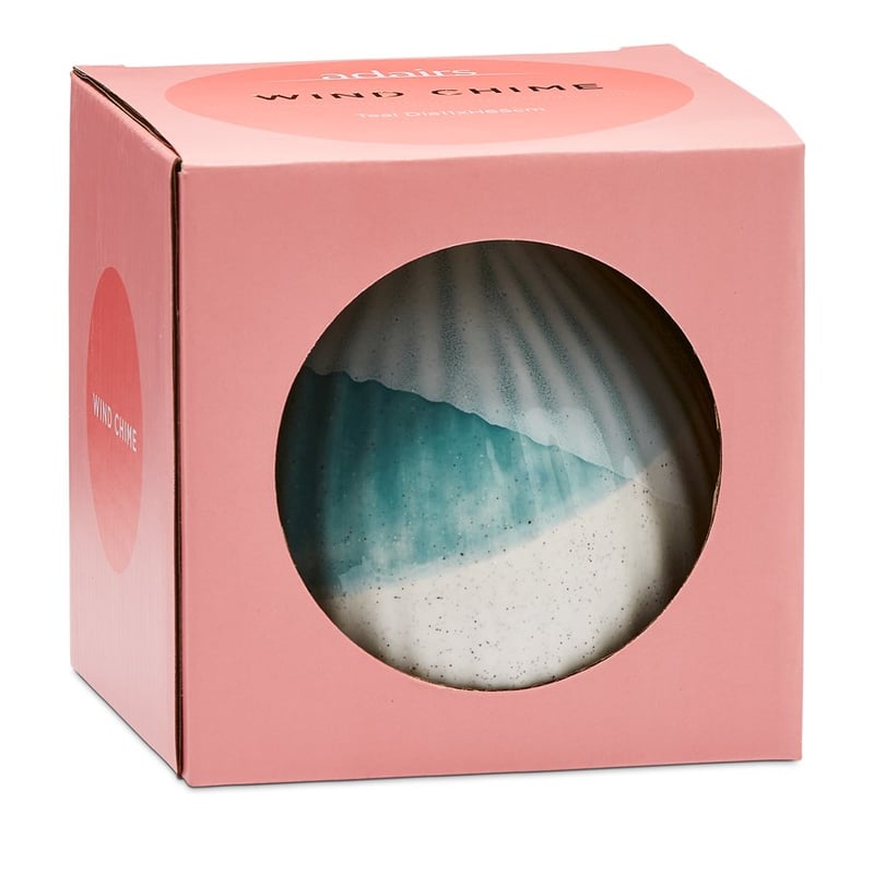 Sirroco Wind Chime Dia11xH65cm Teal 