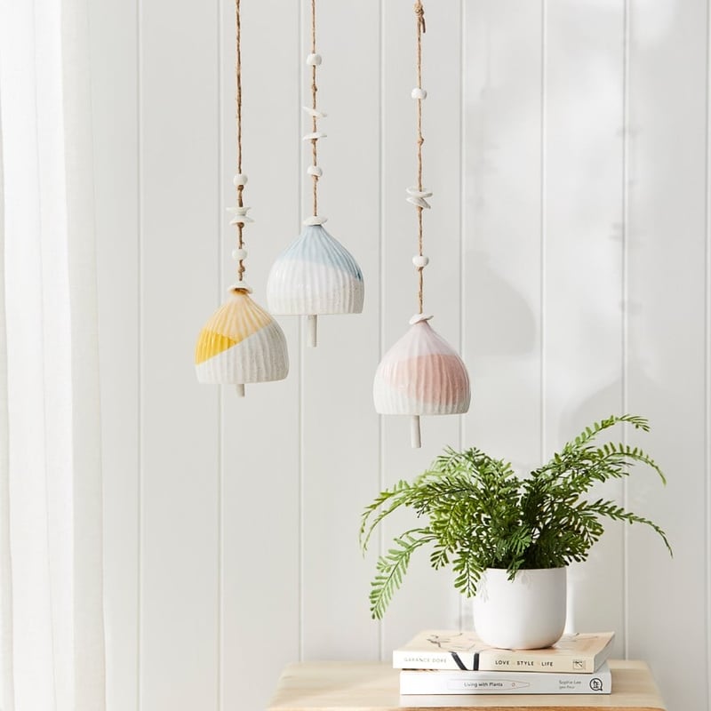 Sirroco Wind Chime Dia11xH65cm Teal 