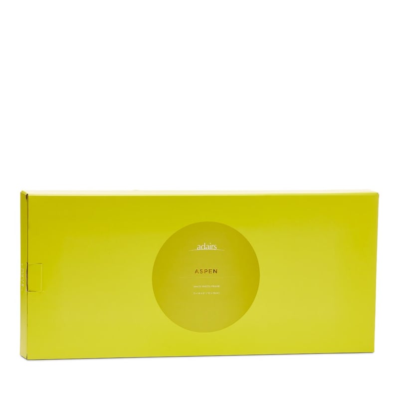 Aspen White 4" x 6" Triple Photo Frame 