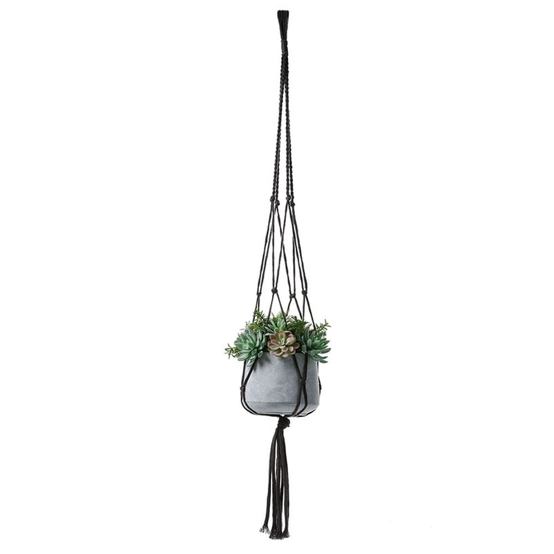 Grey Macrame Hanger
