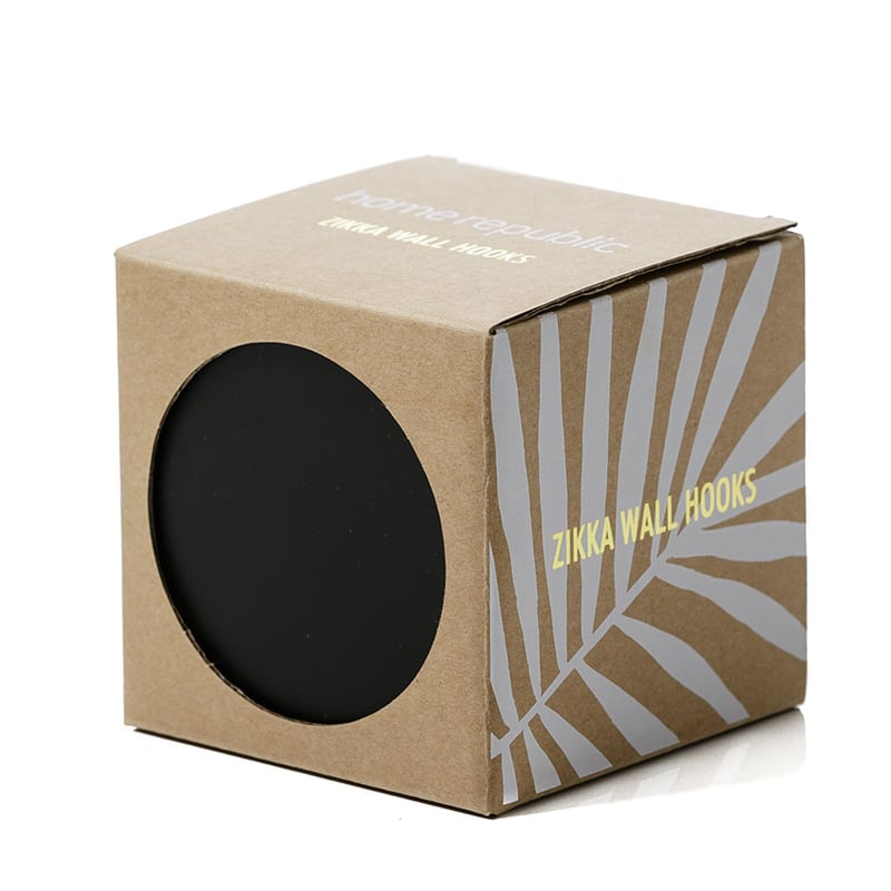 Zikka Wall Hooks Black 