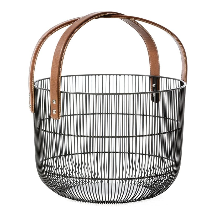 Marcus Wire Basket Black Metal 