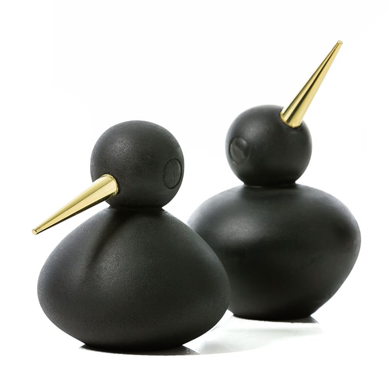 Mini Bird Beak Down Concrete Black 