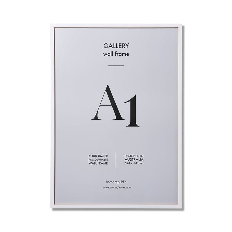 Gallery Frame A1 White Wall Frame