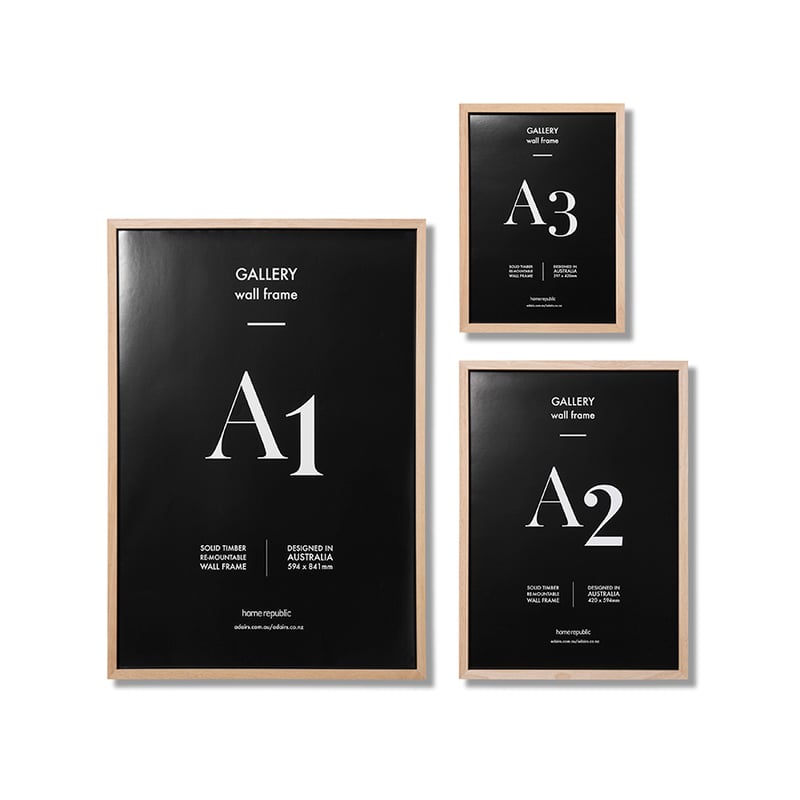 Gallery Frame A2 Natural Wall Frame