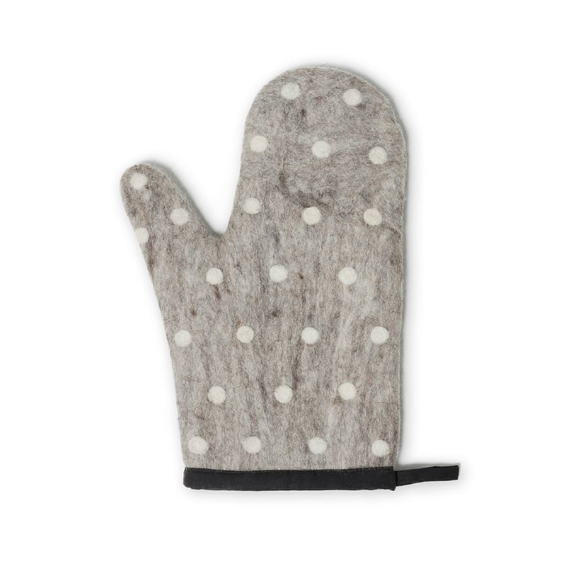 Nepalese Wool Glove Grey 