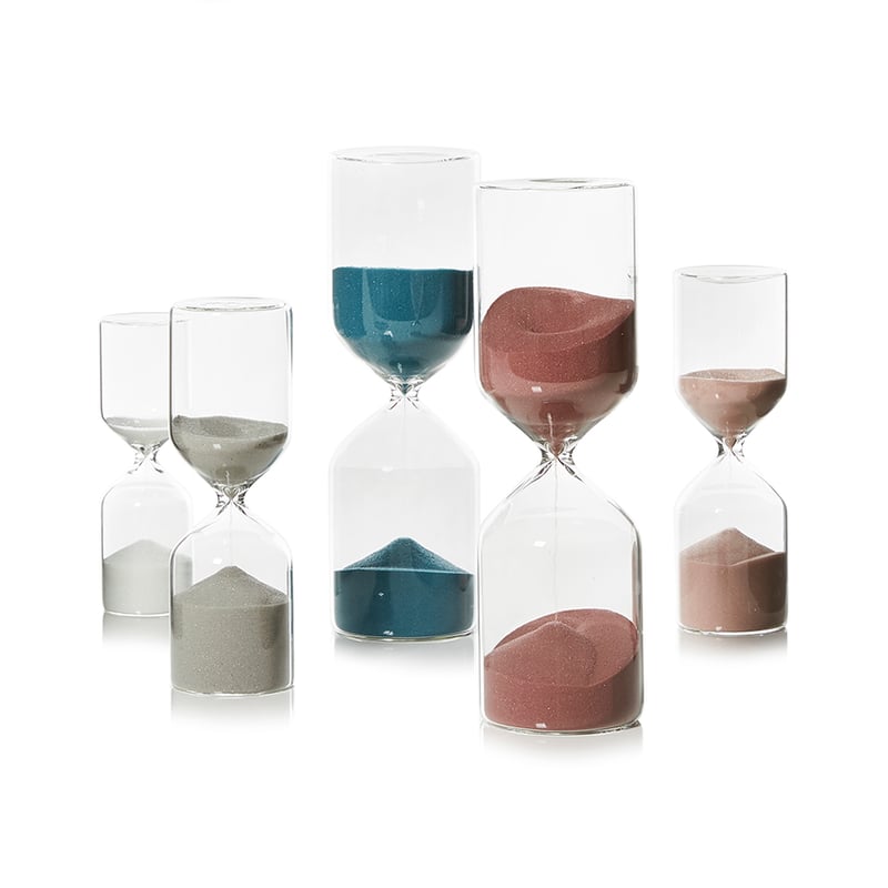 Hudson Sand Glass 18cm Light Pink 