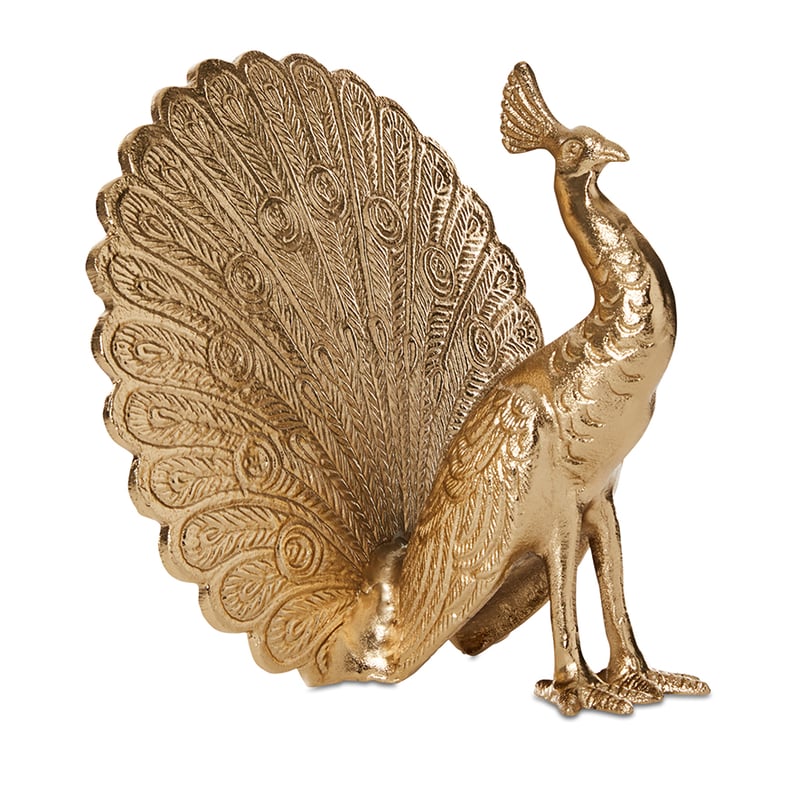 Golden Peacock Decoration Gold 
