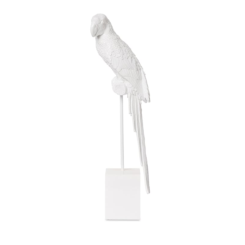 Percy Parrot Ornament White 