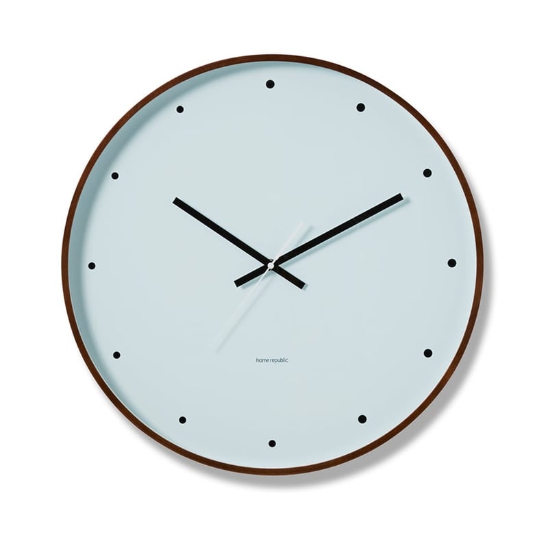 Noosa Clock Sky Polka Dot