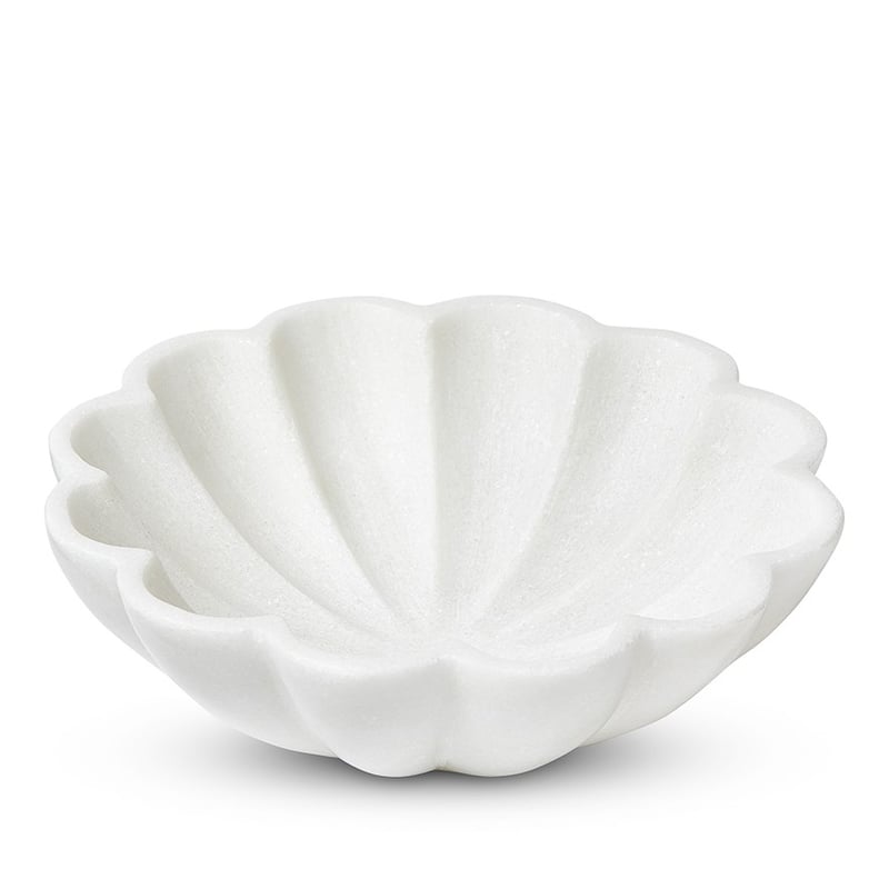 Flower White Marble Bowl